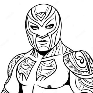 Rey Mysterio Ausmalbild 106719-44027