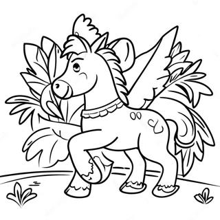 Freudiger Palmsonntag Ausmalbild 106848-44132