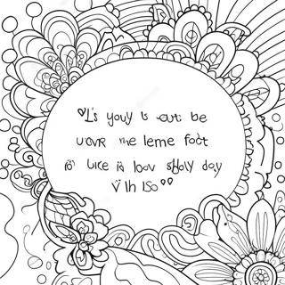 Frohliches Humorvolles Zitat Ausmalbild 107003 44260