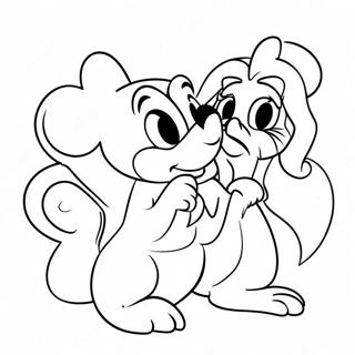 Susse Disney Charaktere Ausmalbild 107080-44322