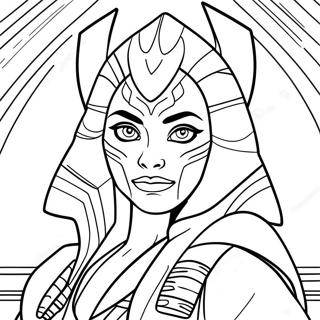 Ahsoka Tano Ausmalbild 107254-44451