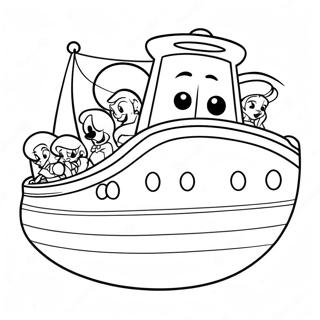 Bunte Disney Kreuzfahrt Charaktere Ausmalbild 107487-44635