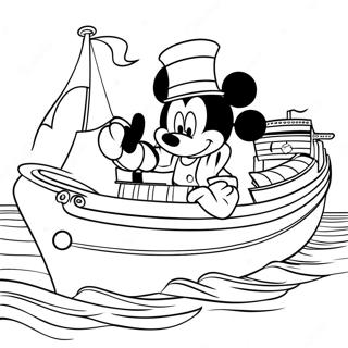 Disney Kreuzfahrt Mit Mickey Mouse Ausmalbild 107489-44642