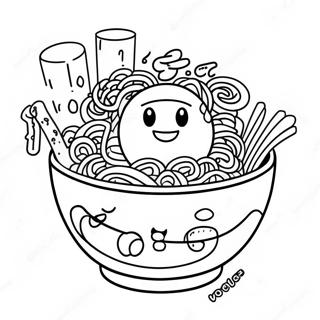Gluckliche Ramen Charaktere Ausmalbild 107616-44738