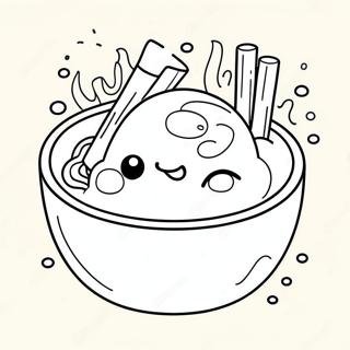 Kawaii Ramen Ausmalbild 107617-44741
