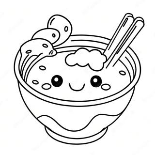 Kawaii Ramen Ausmalbild 107617-44743