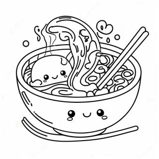 Kawaii Ramen Ausmalbild 107617-44744