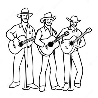Country Musik Ausmalbilder