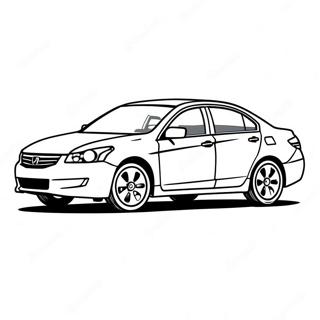 Honda Accord Familienlimousine Ausmalbild 107898-44957