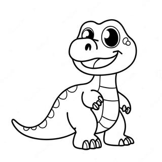 Frohliches Pop It Dinosaurier Ausmalbild 108129-45143