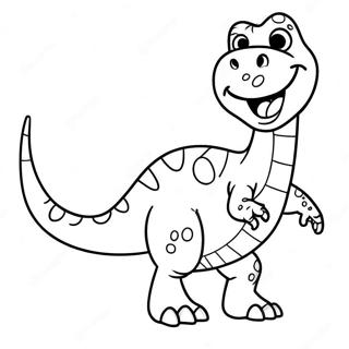 Frohliches Pop It Dinosaurier Ausmalbild 108129-45144