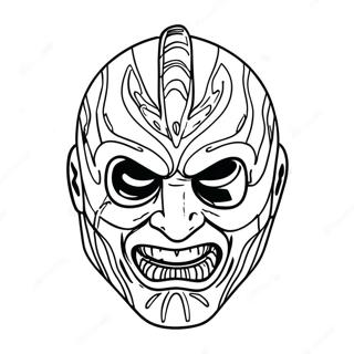 Wwe The Fiend Maske Ausmalbild 108335-45295