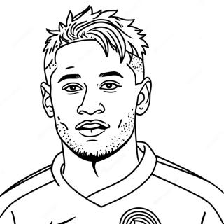 Neymar Psg Ausmalbild 108436-45371