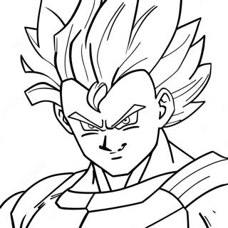 Super Saiyan Vegito Ausmalbild 108877-45714