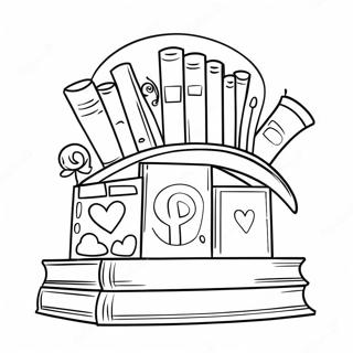 Verspielt Regal Ausmalbild 109161-46001