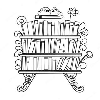 Verspielt Regal Ausmalbild 109161-46003