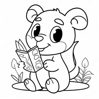 Niedliches Tier Regal Ausmalbild 109163-46010