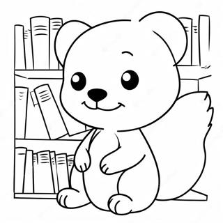 Niedliches Tier Regal Ausmalbild 109163-46011