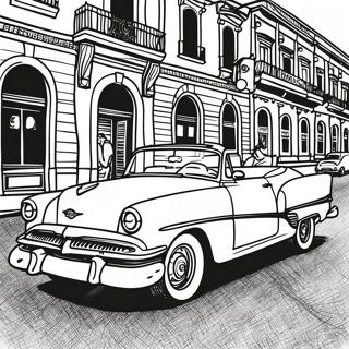 Kubanisches Vintage Auto Ausmalbild 109344-46150