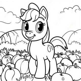 Apple Jack In Einem Apfelgarten Ausmalbild 109623 46361