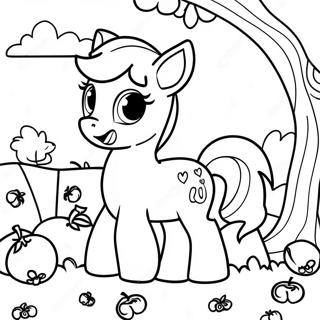 Apple Jack In Einem Apfelgarten Ausmalbild 109623 46364