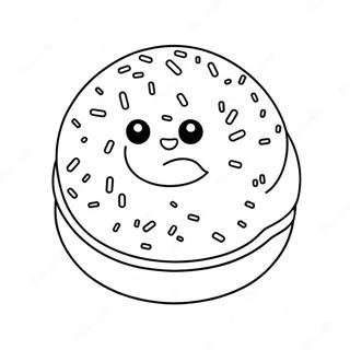 Donut Ausmalbilder