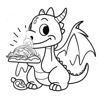 Drachen Lieben Tacos Ausmalbild 109851-46535