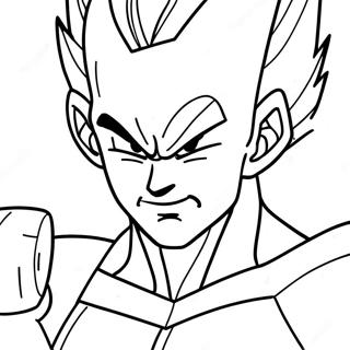 Vegeta Mit Energieblitz Ausmalbild 110009 46665