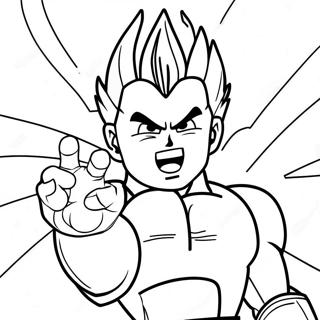Vegeta Mit Energieblitz Ausmalbild 110009 46666