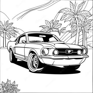 Mustang Ausmalbild 110186-46795