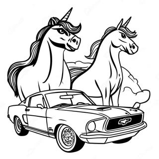 Mustang Ausmalbild 110186-46796