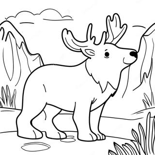 Abenteuerliche Alaskische Tierwelt Ausmalbild 110242 46850