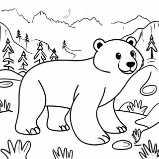 Abenteuerliche Alaskische Tierwelt Ausmalbild 110242 46851