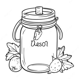 Mason Jar Ausmalbilder