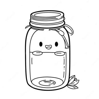 Mason Jar Ausmalbild 110342-46914