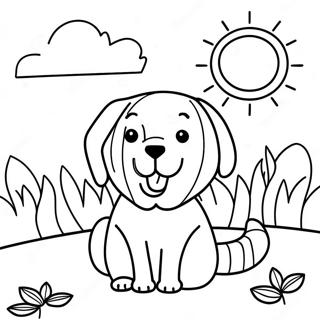 Monty An Einem Sonnigen Tag Ausmalbild 110475 47031