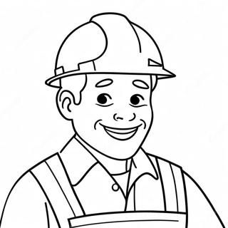 Frohlicher Bauarbeiter Ausmalbild 110576 47108