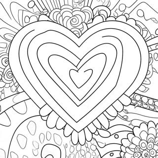 Funkelndes Zuckerherz Ausmalbild 110702 47203