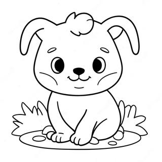 Niedliches Ausmalbild Fur Das Topfchentraining Mit Tieren 110726 47219