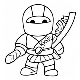 Heimliches Ninja Roblox Ausmalbild 110780-47268