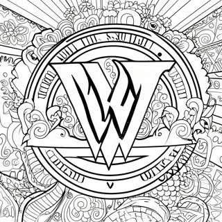 Wwe Logo Ausmalbild 111140 47565