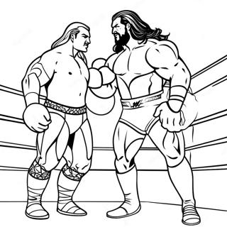 Intensives Wwe Match Ausmalbild 111681 47986