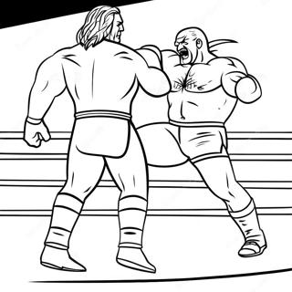 Intensives Wwe Match Ausmalbild 111681 47987