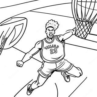 76ers Slam Dunk Ausmalbild 111810 48095