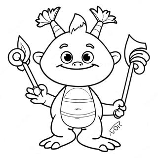 Viva Trolls Ausmalbild 111908-48159