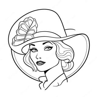 Cruellas Stilvoller Hut Ausmalbild 112014-48250