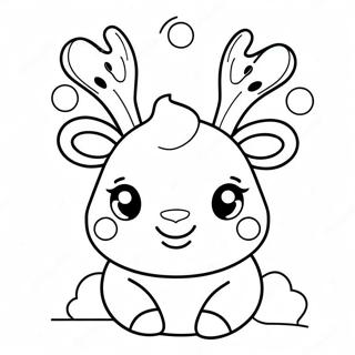 Hubscher Squishmallow Rentier Ausmalbild 112065 48285