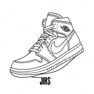 Air Jordan Logo Ausmalbild 112089-48297