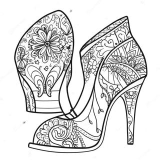 Funky High Heel Ausmalbild 112245 48432