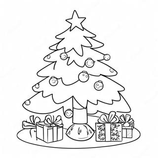 Funkelndes Weihnachtsbaum Ausmalbild 112271-48453